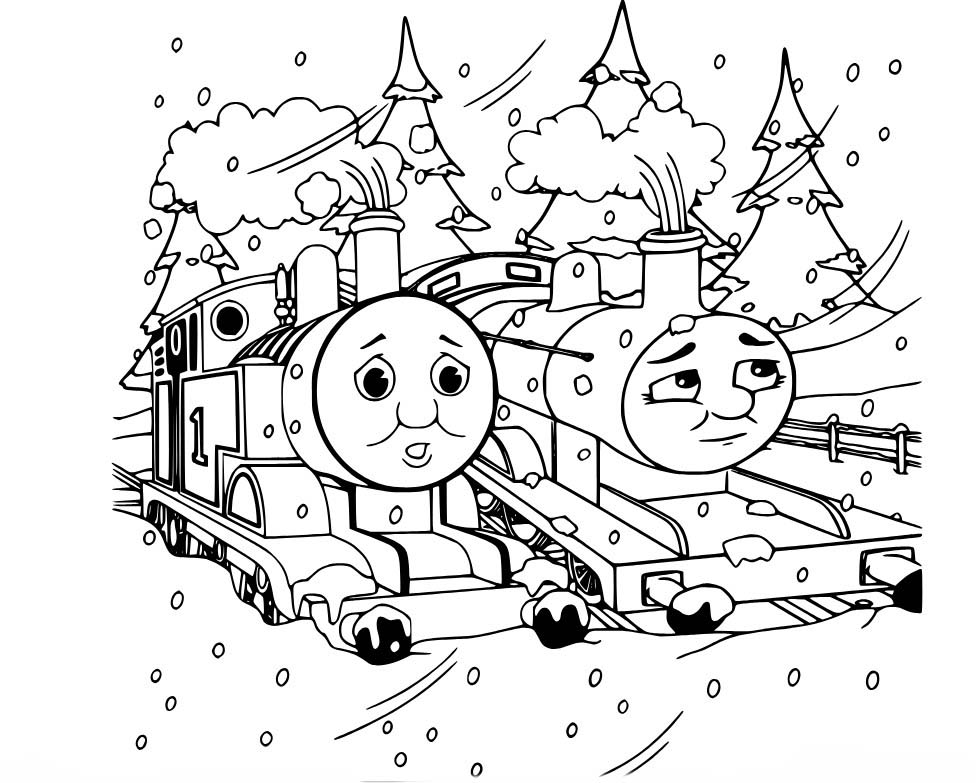 Thomas die kleine Lokomotive druckbar basisch