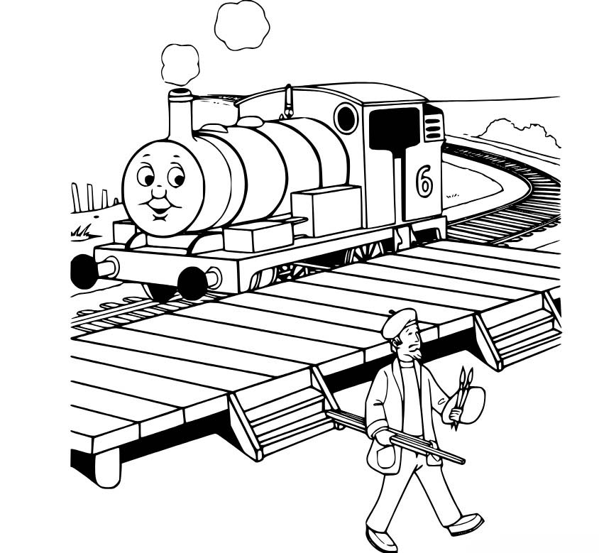 Thomas die kleine Lokomotive schlicht