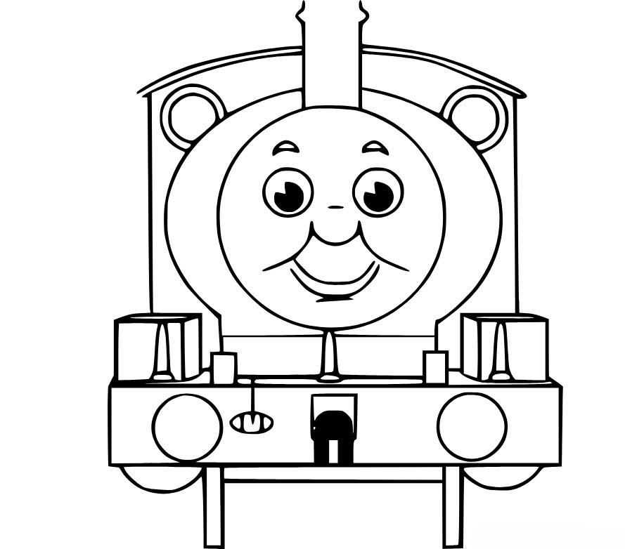 Thomas die kleine Lokomotive zum Ausdrucken für Kinder