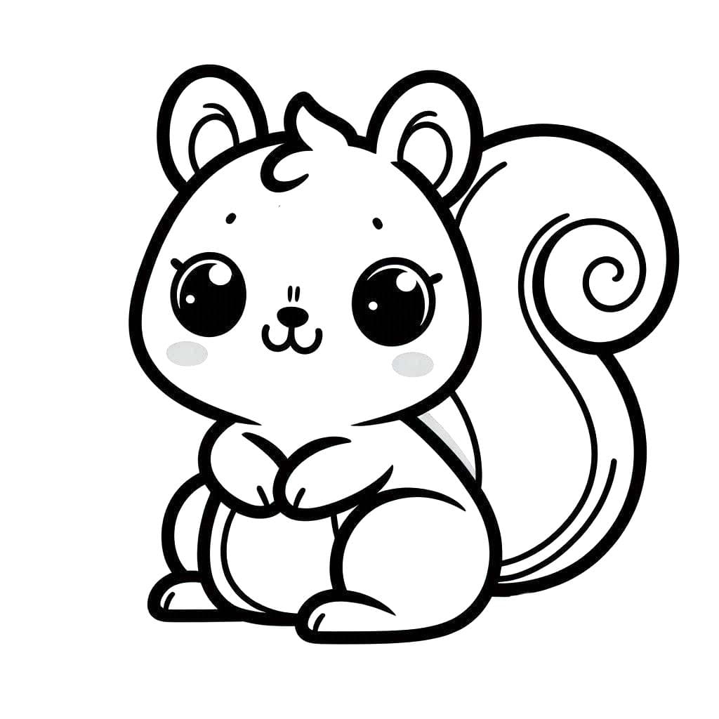 Tierbabys druckbar einfach