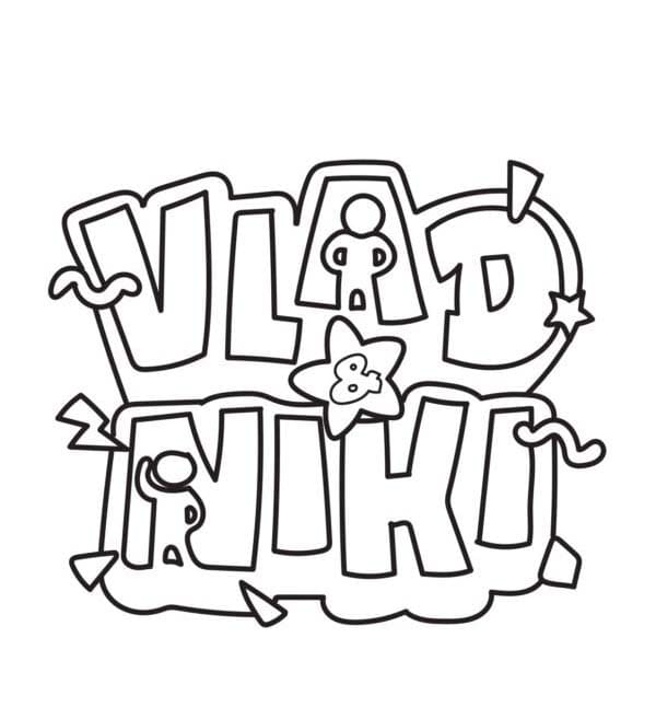 Coloriage Vlad und Niki