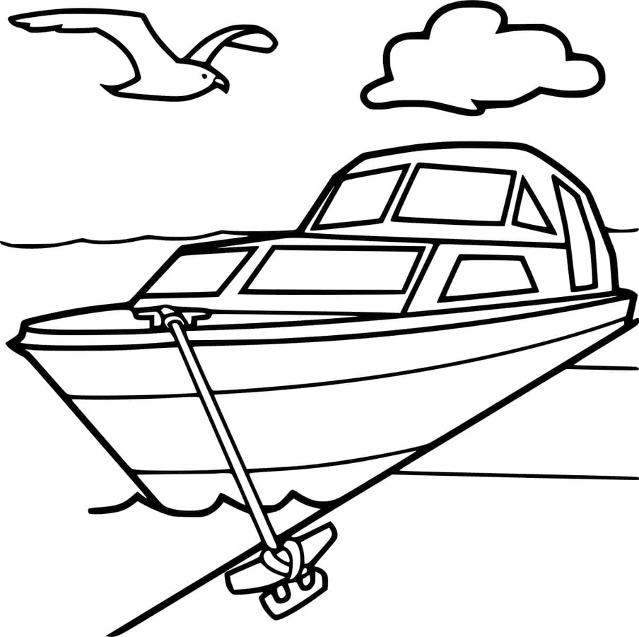 Yacht druckbare basisch