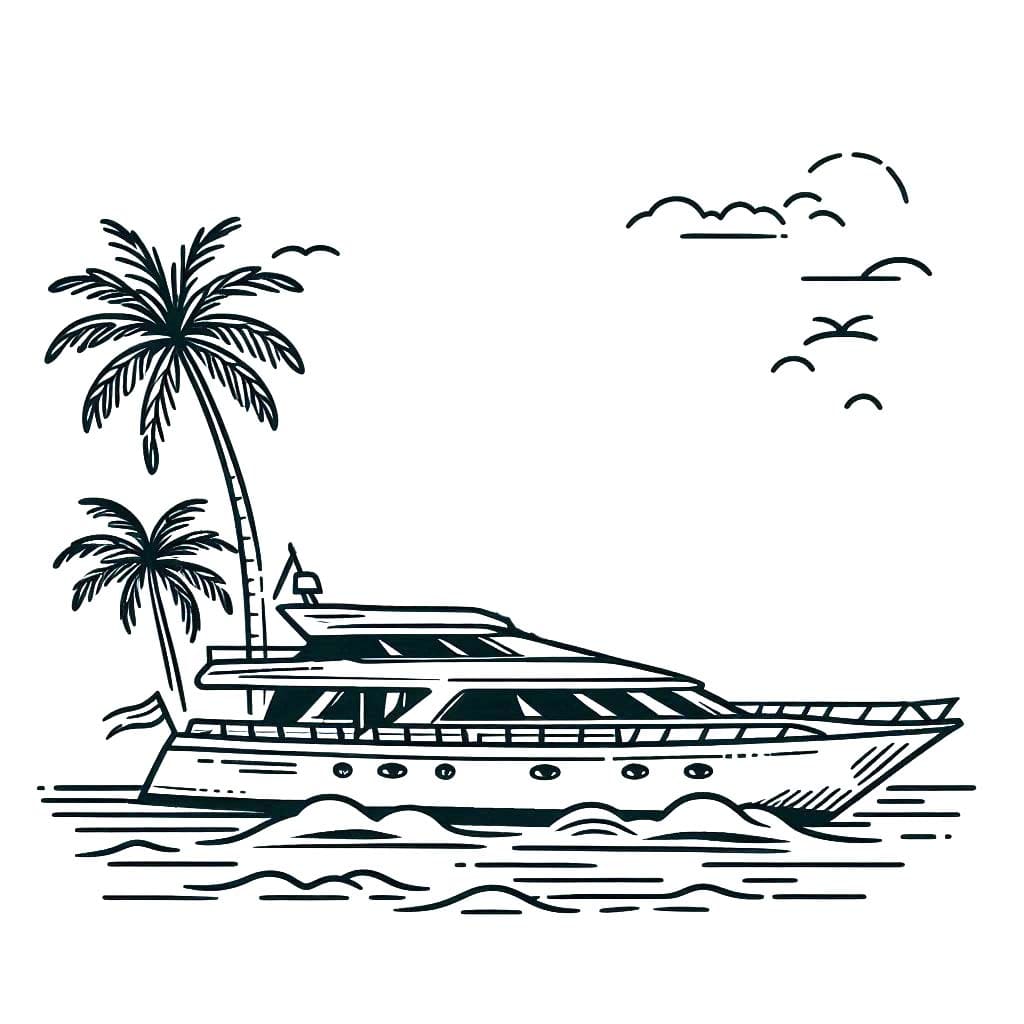 Yacht kostenlos schlicht