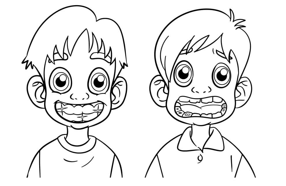 Zähne, Zahnpflege und Zahnfee zum Ausdrucken