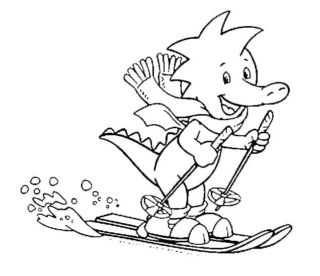 Zeichnen Tabaluga druckbar