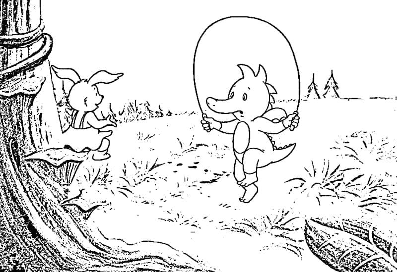 Zeichnen Tabaluga für Kinder