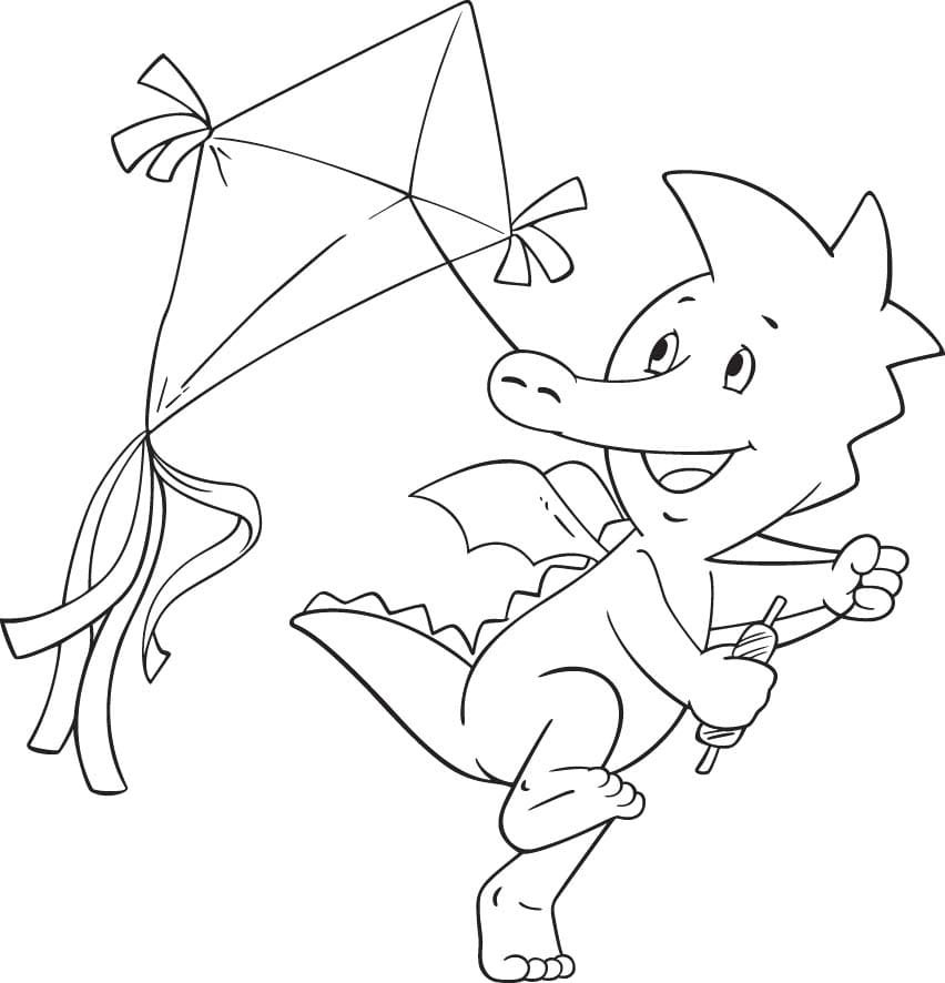 Zeichnen Tabaluga kostenlos