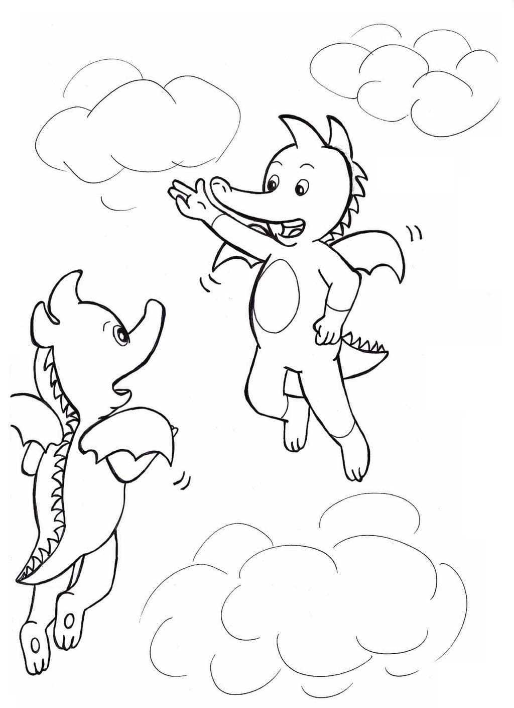 Zeichnen Tabaluga kostenlose einfach