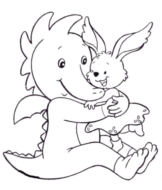 Zeichnen Tabaluga kostenlose schlicht