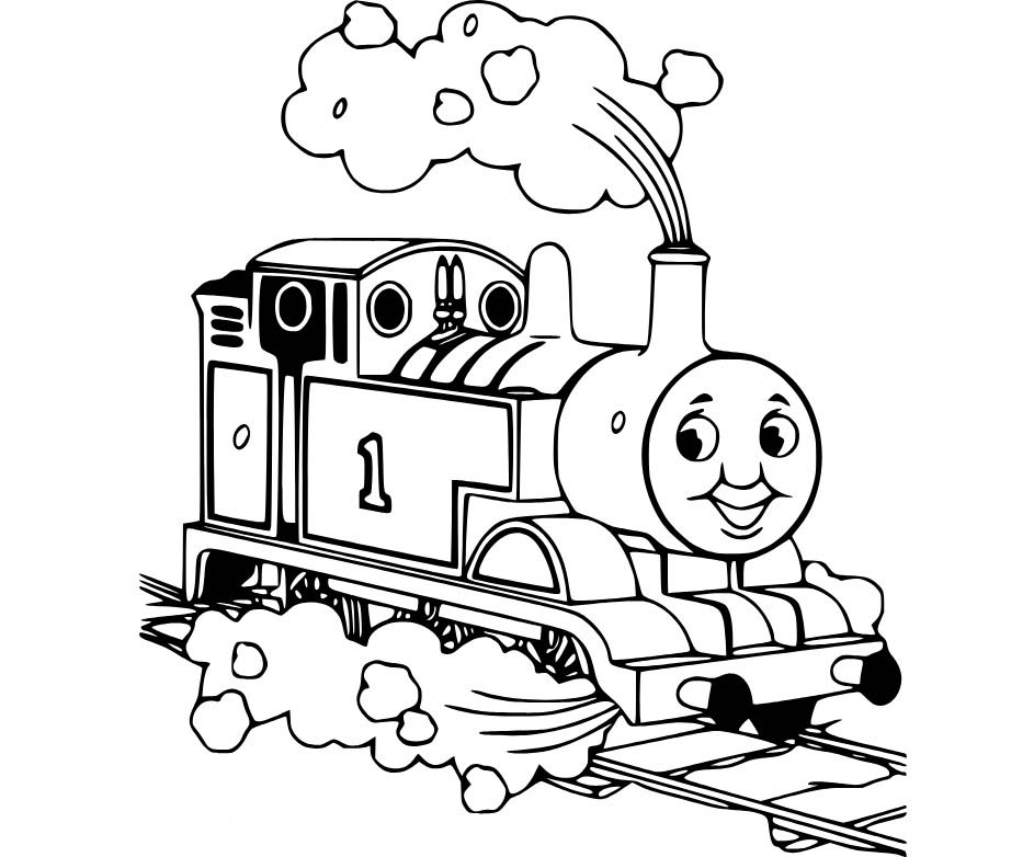 Zeichnen Thomas die kleine Lokomotive einfach
