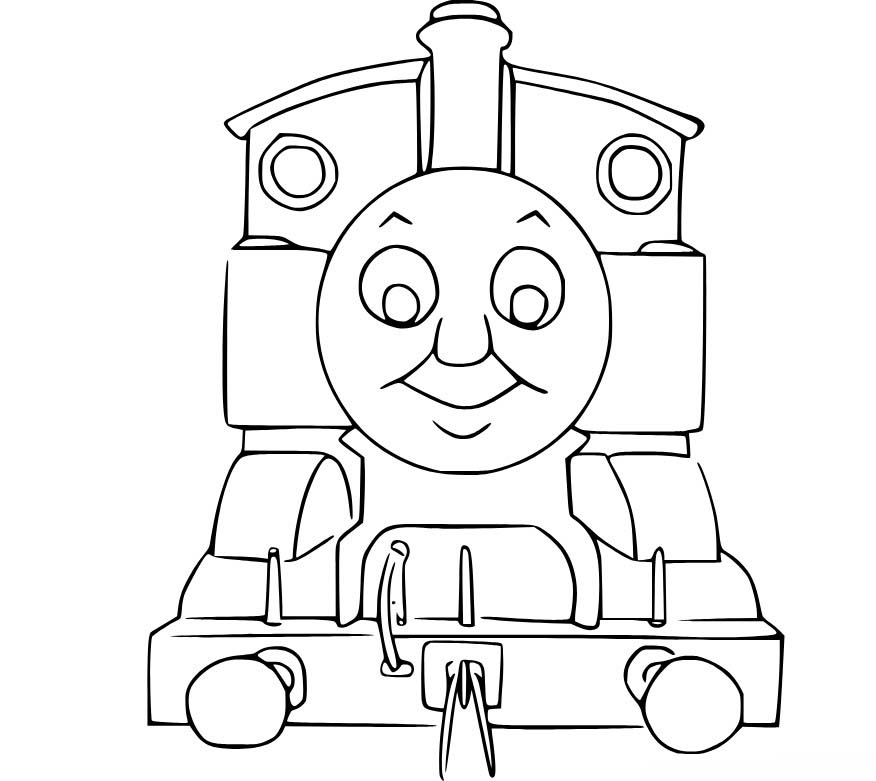 Zeichnen Thomas die kleine Lokomotive kostenlos druckbar