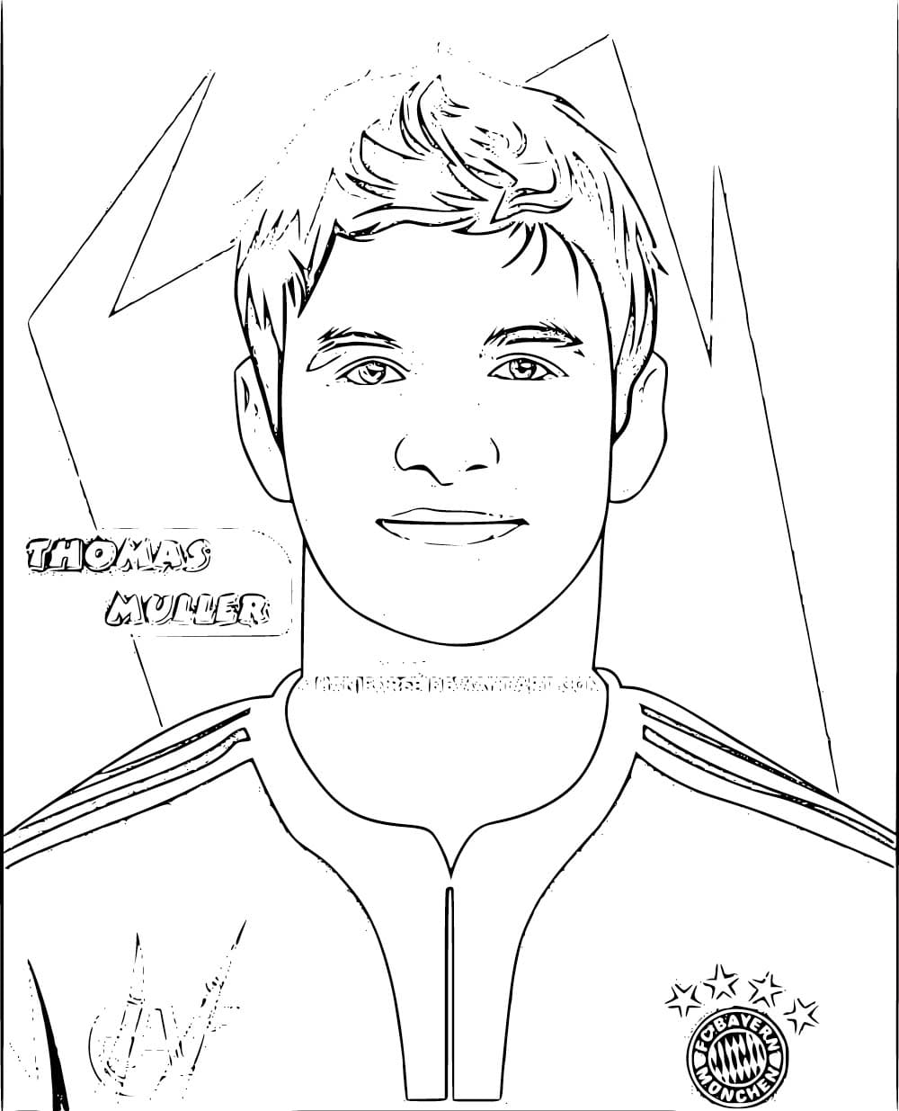 Zeichnen Thomas Müller 1