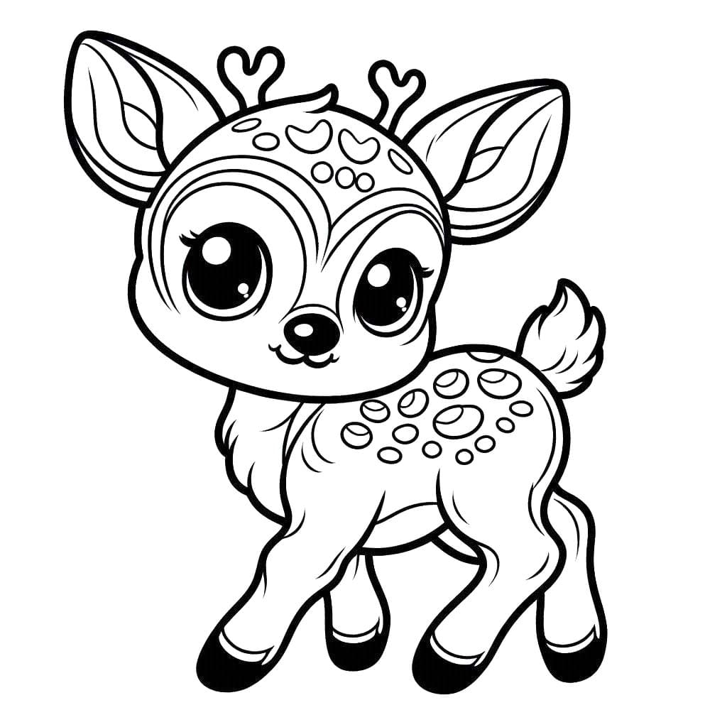 Zeichnen Tierbabys druckbar schlicht