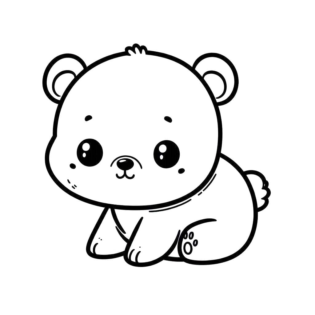 Zeichnen Tierbabys kostenlos schlicht