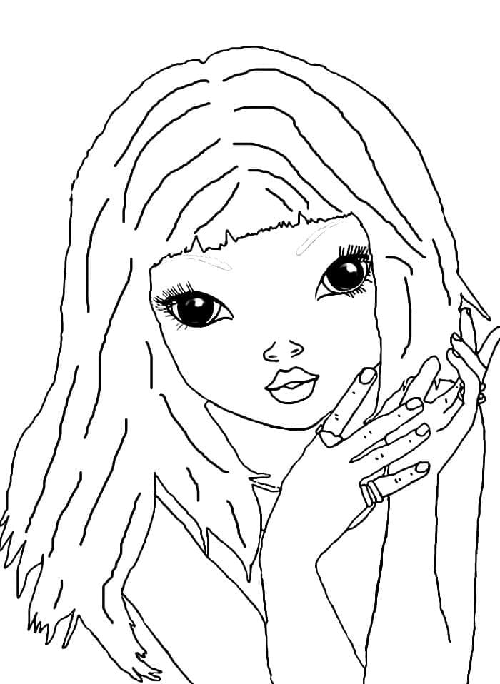 Zeichnen Topmodel basisch bei Kindern