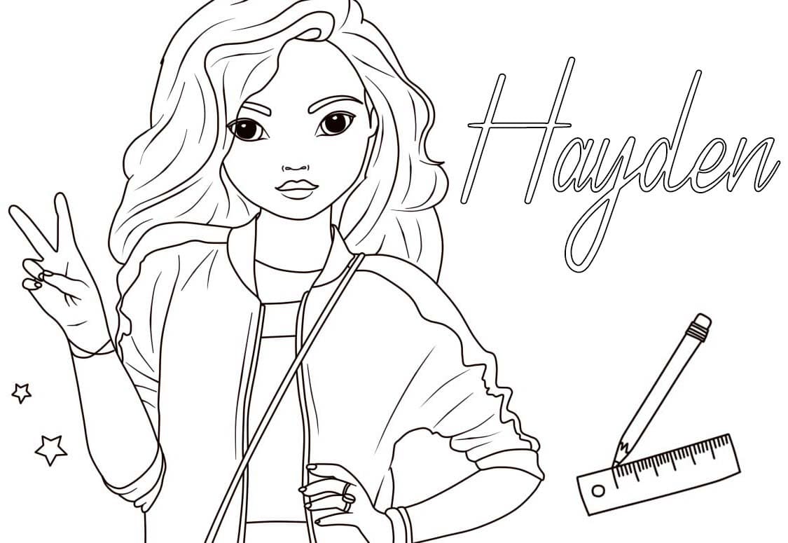 Zeichnen Topmodel druckbar