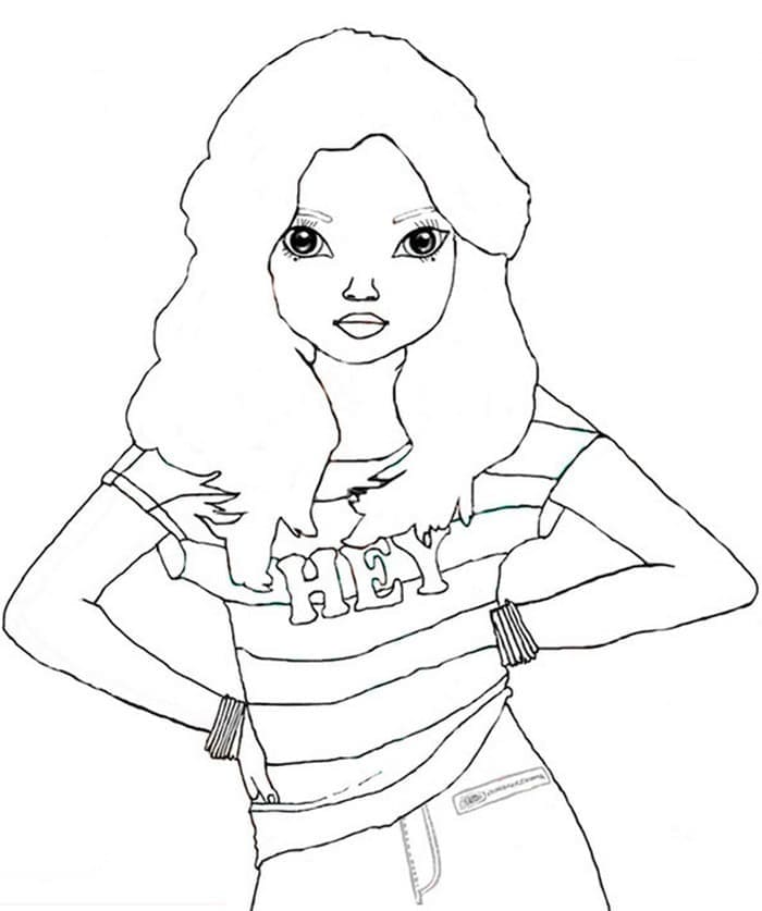 Zeichnen Topmodel einfach bei Kindern