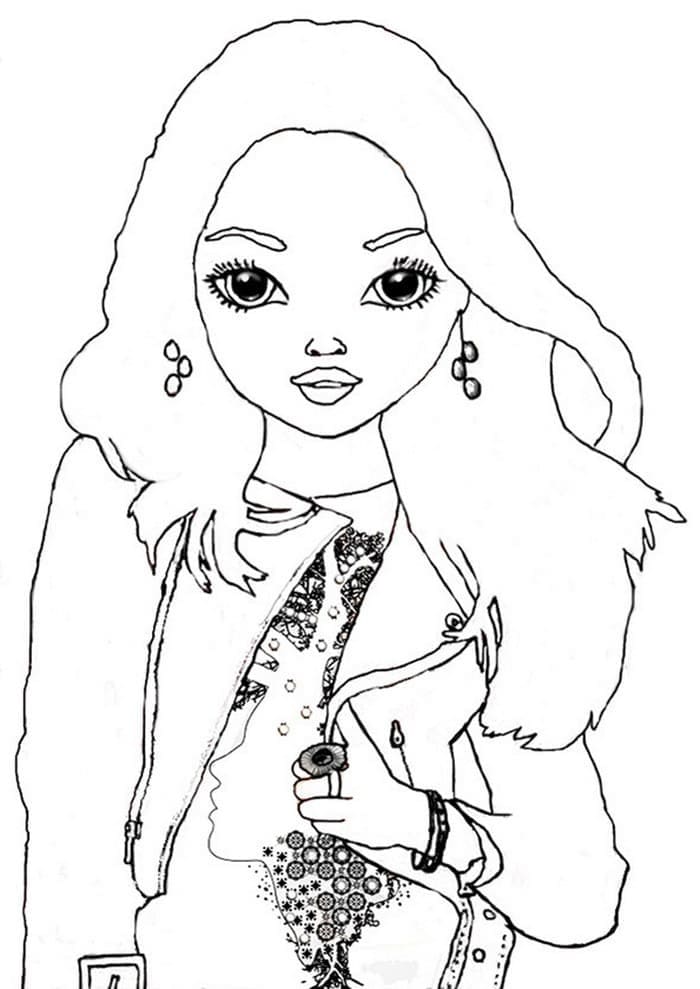 Zeichnen Topmodel schlicht bei Kindern