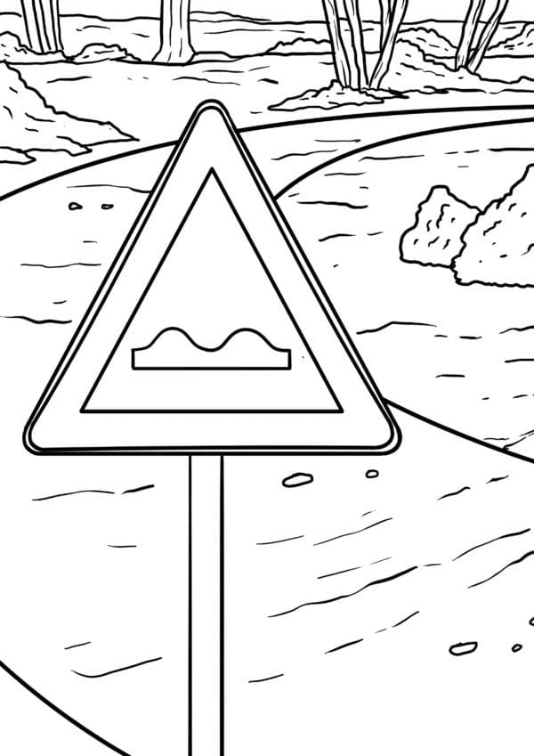 Zeichnen Verkehrserziehung schlicht