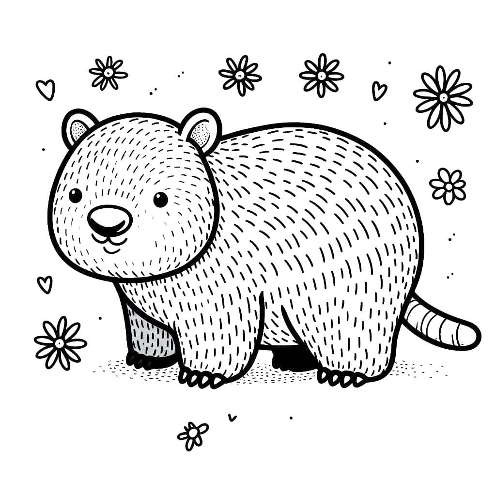 Zeichnen Wombat 3