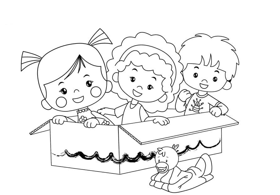 Zeichnen Zoés Zauberschrank zum Ausdrucken für Kinder