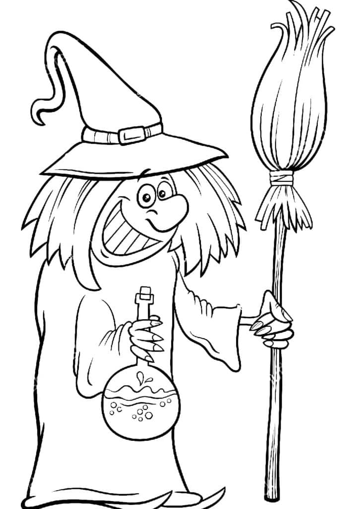 Zeichnung von Zauberer schlicht