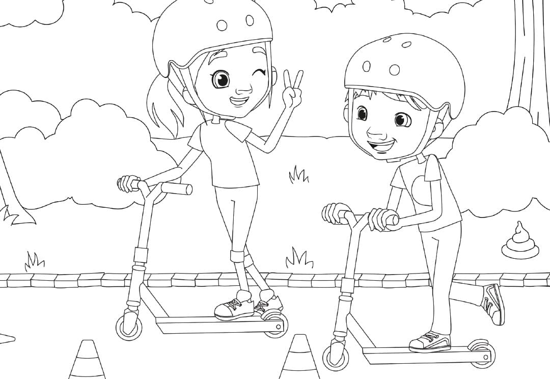 Zum Ausdrucken Zeichnen Verkehrserziehung