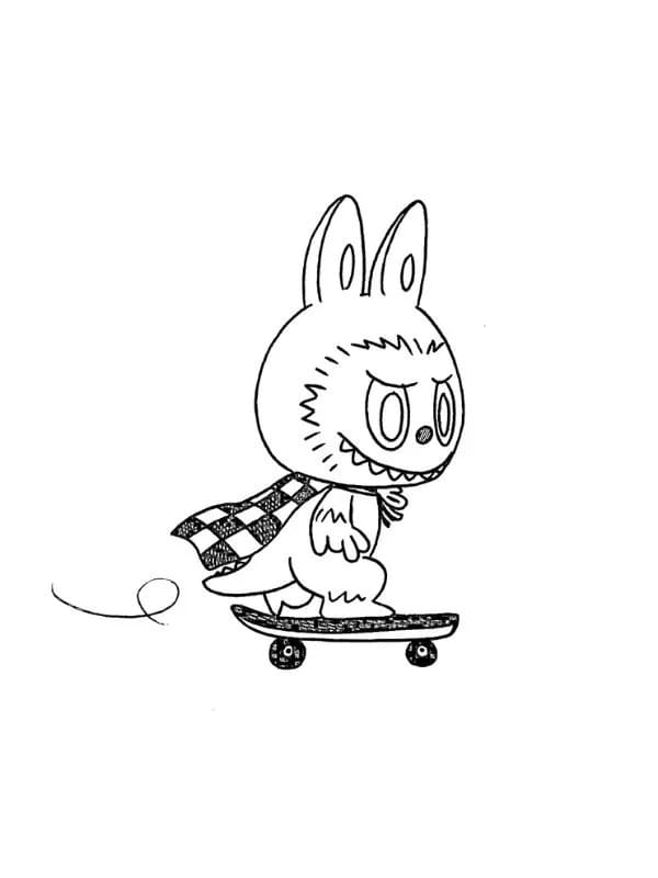 Labubu druckbare schlicht