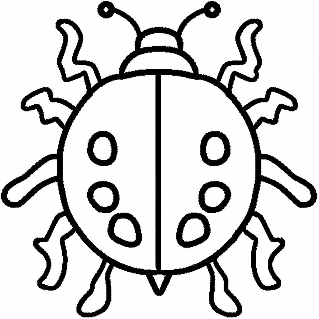 Marienkäfer kostenlos druckbare schlicht