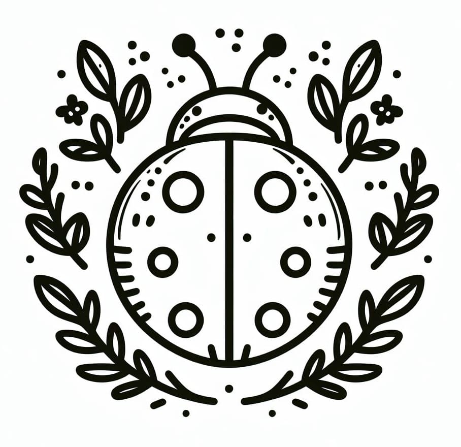 Marienkäfer schlicht bei Kindern