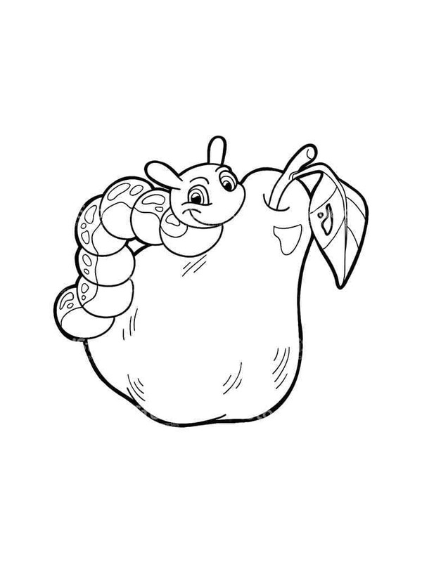 Raupe kostenlos für Kinder