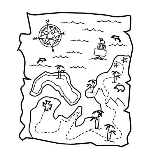 Schatzkarte druckbare basisch