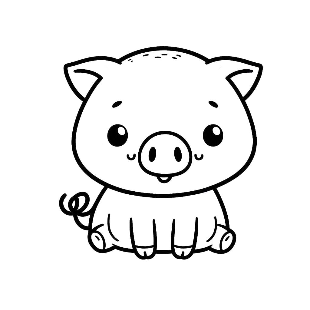 Schweine basisch für Kinder