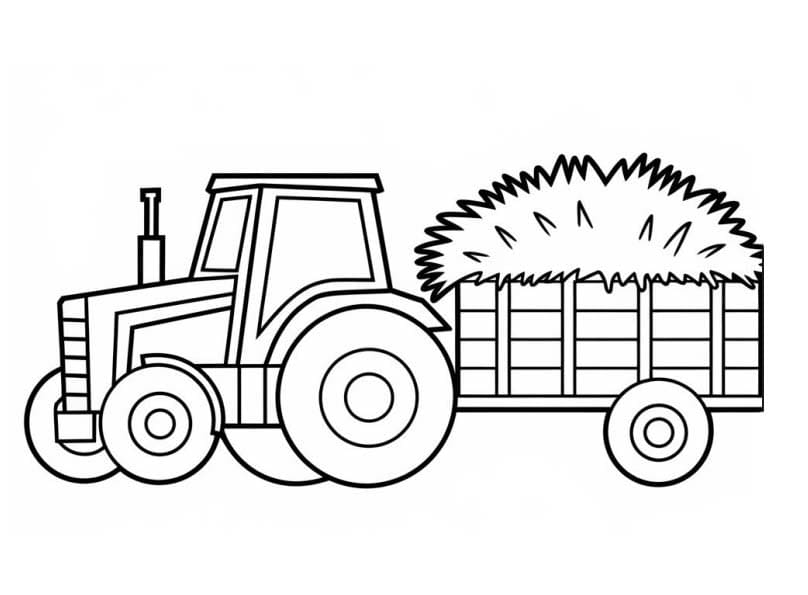 Traktor mit Anhänger kostenlos basisch