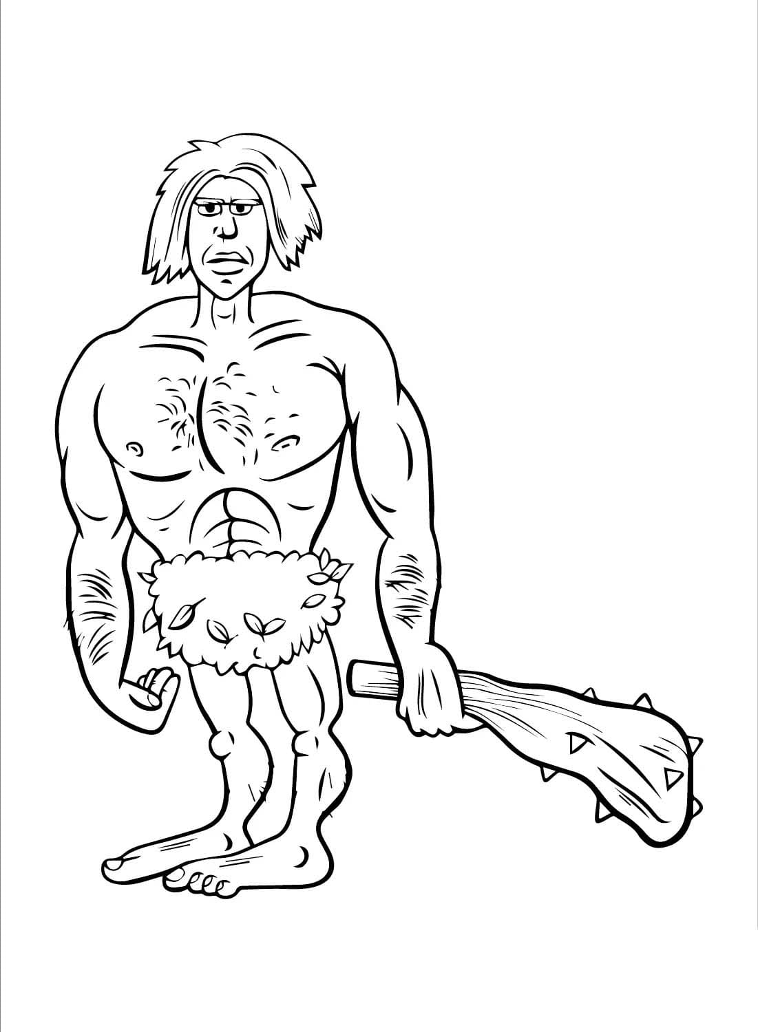 Zeichnen druckbar Steinzeit