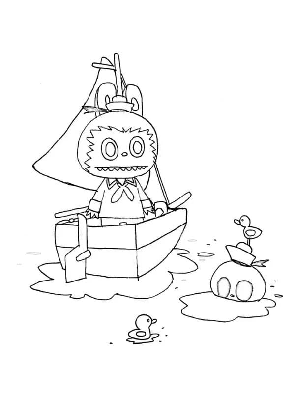 Zeichnen Labubu kostenlos für Kinder