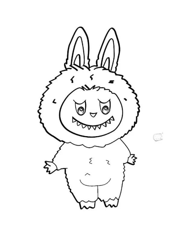 Zeichnen Labubu zum Ausdrucken