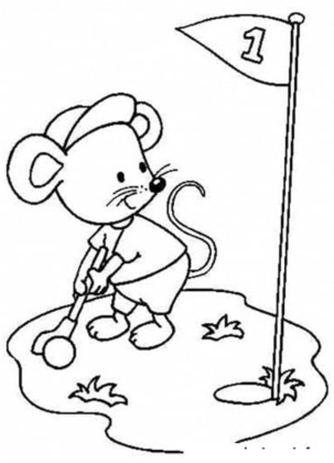 Zeichnen Maus kostenlos druckbare einfach