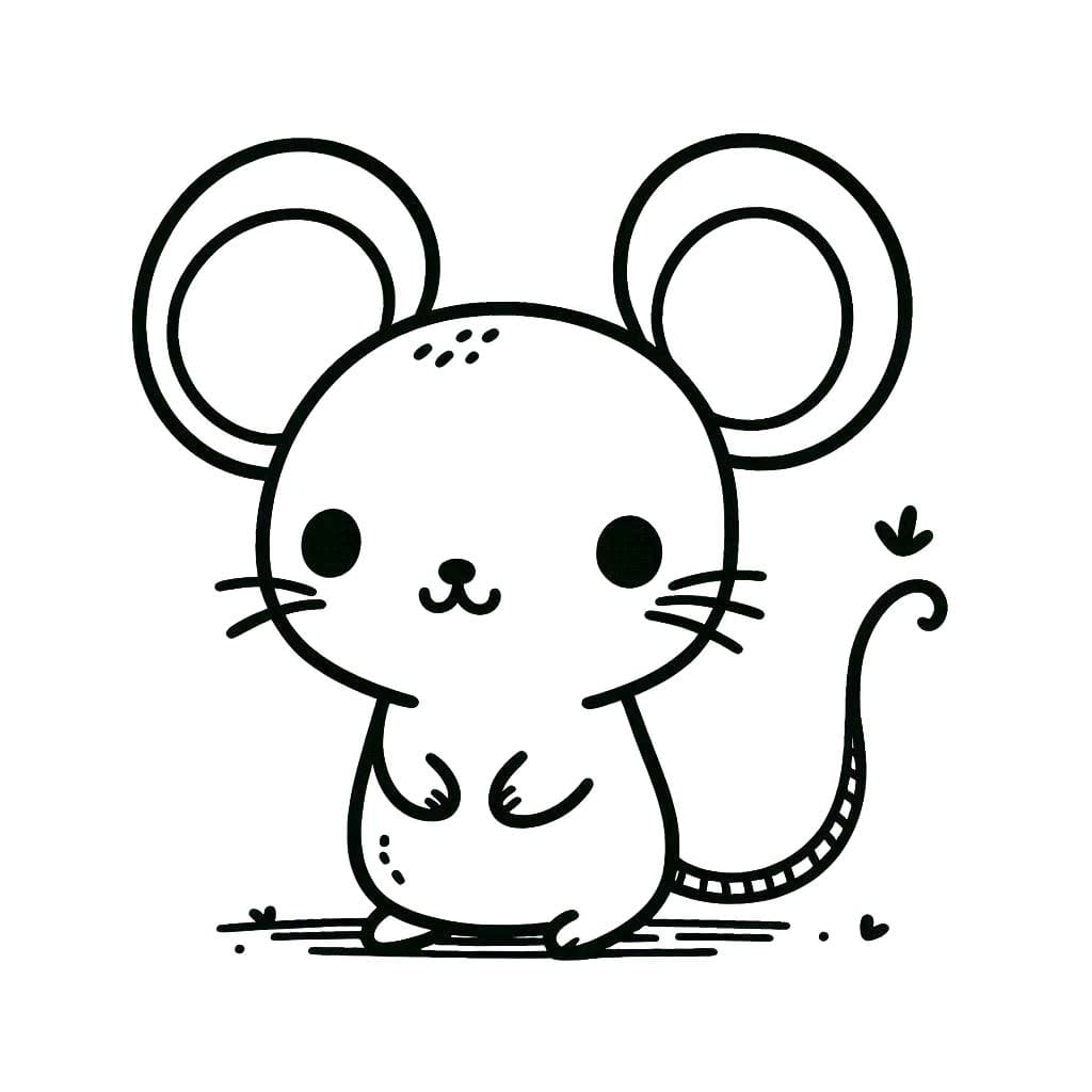 Zeichnen Maus sehr einfach