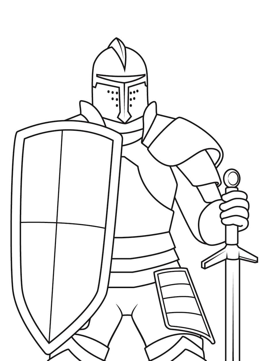 Zeichnen Mittelalter zum Ausdrucken