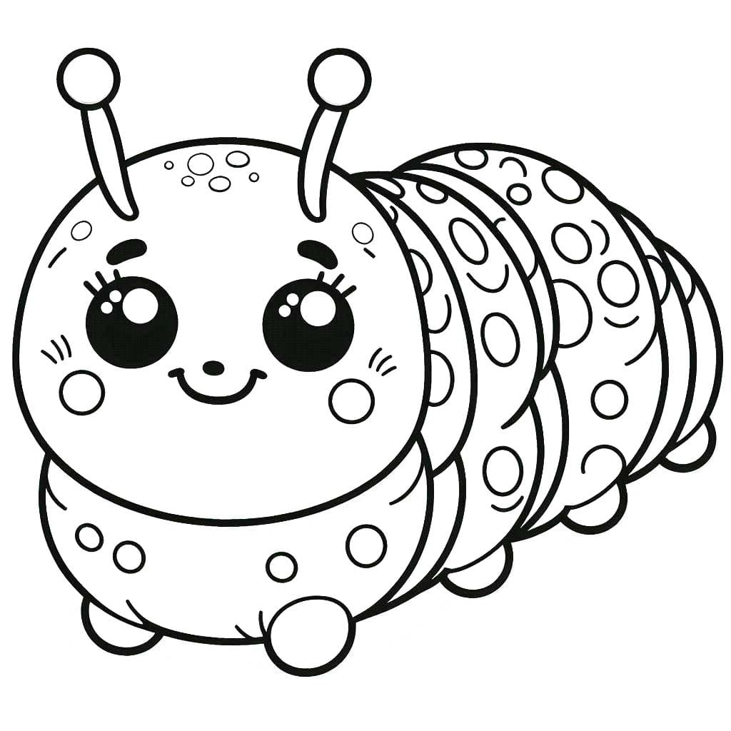 Zeichnen Raupe Niedlich