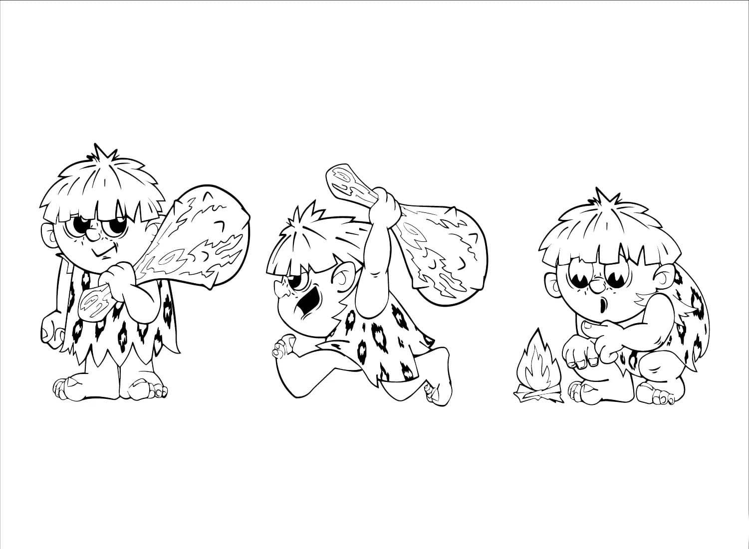 Zeichnen Steinzeit Basisch