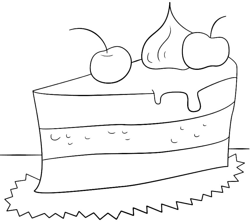 Zeichnen Torte für Kinder