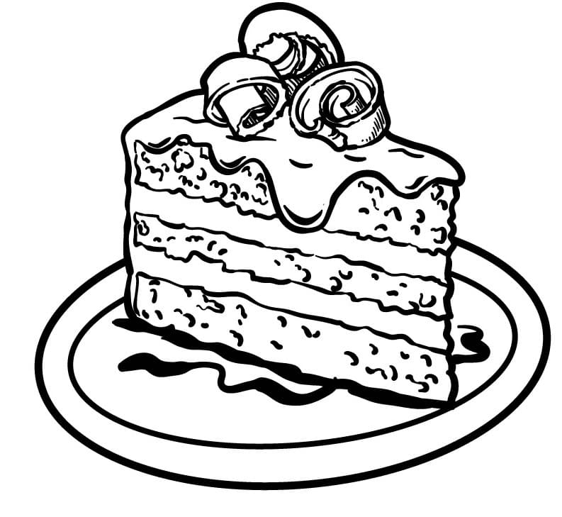 Zeichnen Torte kostenlos basisch