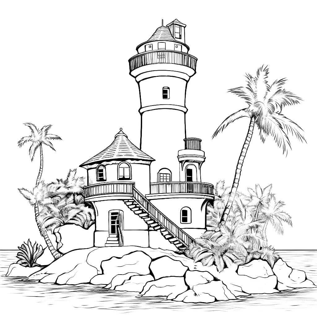 Zeichnen Turm kostenlos