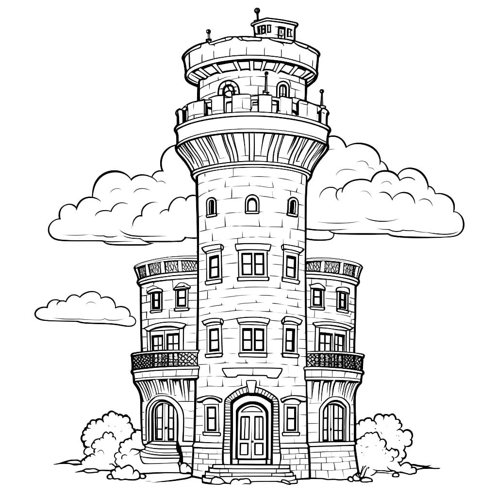 Zeichnen Turm skizzieren