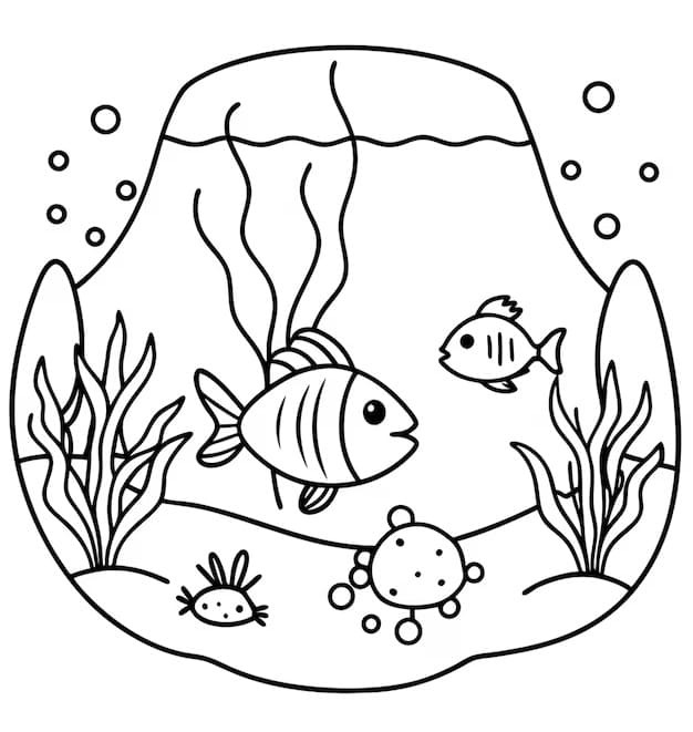 Zeichnen Unterwasser druckbar