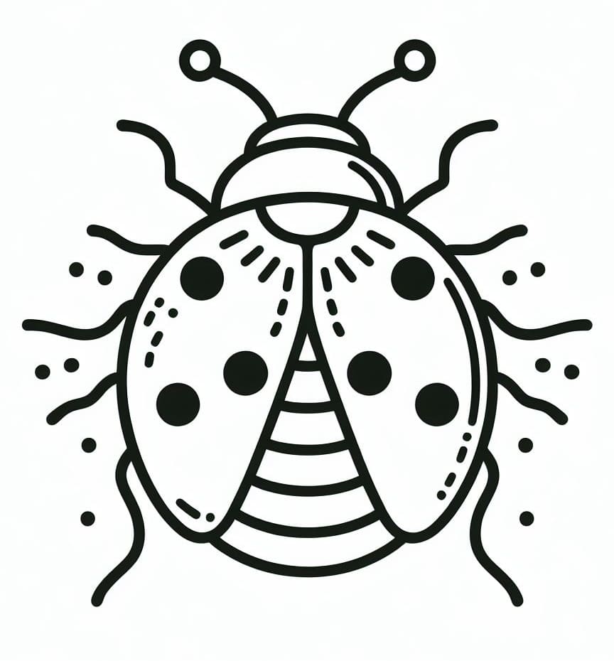 Zeichnen von Marienkäfer