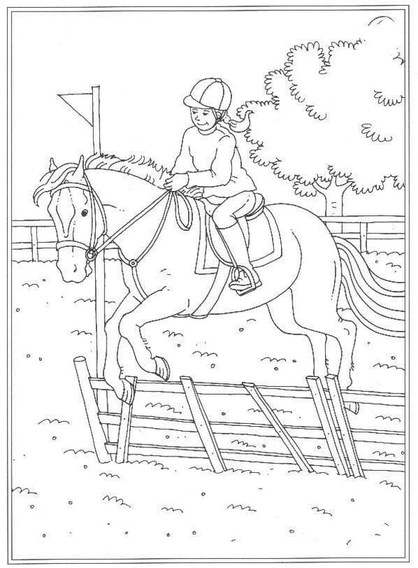 Zeichnung Reiterhof basisch