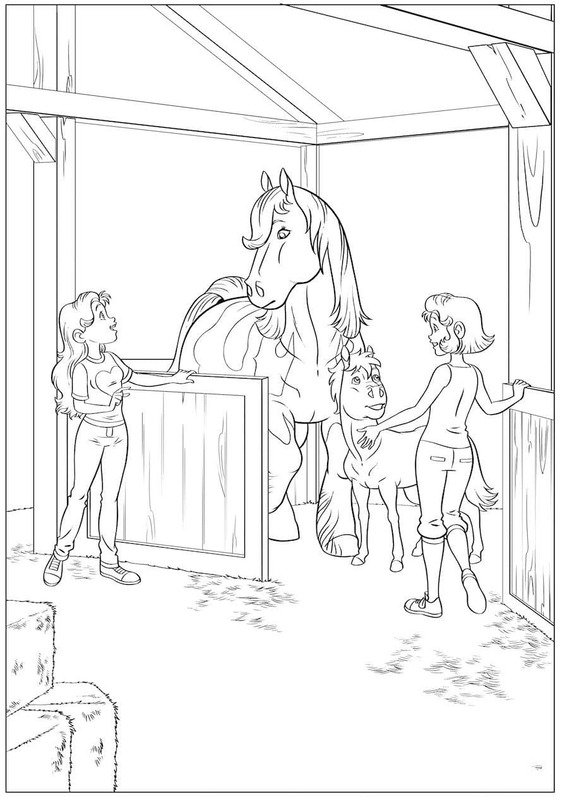 Zeichnung Reiterhof kostenlos basisch